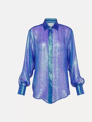 Iris Chiffon Silk Shirt Curacao