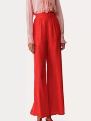 Palazzo Pants In Habotai Silk