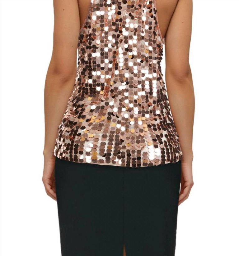 Sequin-Embellished Top