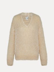 Sparkling V Neck Sweater - Encanto