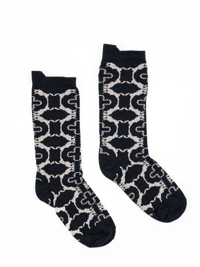 FORZA CAVALLO Black Horse And Shoe Men's Socks product