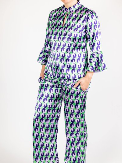 FORZA CAVALLO Yin Yang Horse Satin Pajamas product