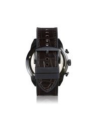 Bronson FS5713 Elegant Japanese Movement Fashionable Chronograph Brown Croco Leather And Rubber Watch