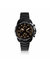 Bronson FS5851 Elegant Japanese Movement Fashionable Chronograph Black Stainless Steel Watch - Black