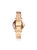 Carlie ES5158 Elegant Japanese Movement Fashionable Three-Hand Date Rose Gold-Tone Stainless Steel Watch