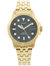 ES4746 Elegant Japanese Movement Fashionable Three-Hand Date Gold-Tone Stainless Steel Watch - Gold