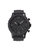 Fossil Nate JR1401 Elegant Japanese Movement Fashionable Chronograph Black Stainless Steel Watch - Black