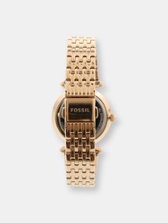 Fossil Women's Lyric ES4711 Rose-Gold Stainless-Steel Japanese Quartz Dress Watch