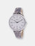 Fossil Women's Mini Jacqueline ES4631 Silver Leather Quartz Fashion Watch - Silver