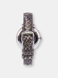 Fossil Women's Mini Jacqueline ES4631 Silver Leather Quartz Fashion Watch
