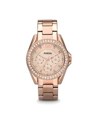 Riley ES2811 Elegant Japanese Movement Multifunction Stainless Steel Fashionable Watch - Rose-Gold