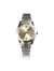 Scarlette ES4949 Elegant Japanese Movement Fashionable Mini Three-Hand Date Two-Tone Stainless Steel Watch - Silver