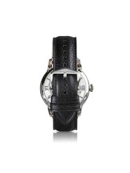 Townsman ME3200 Elegant Chinese Movement Fashionable Automatic Black Leather Watch