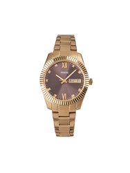 Women's ES5206 Gold Scarlette Dress Watch - Gold