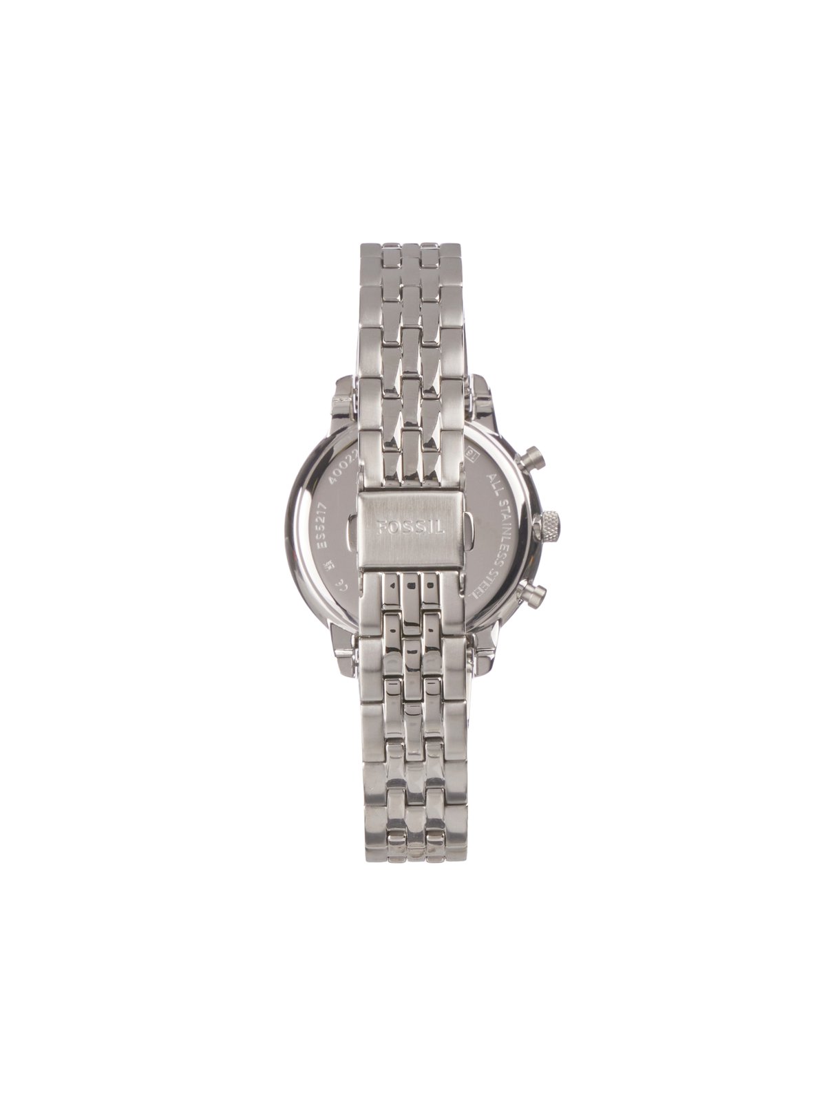 Fossil Women's ES5217 Silver Neutra Quartz Stainless Steel Chronograph Watch