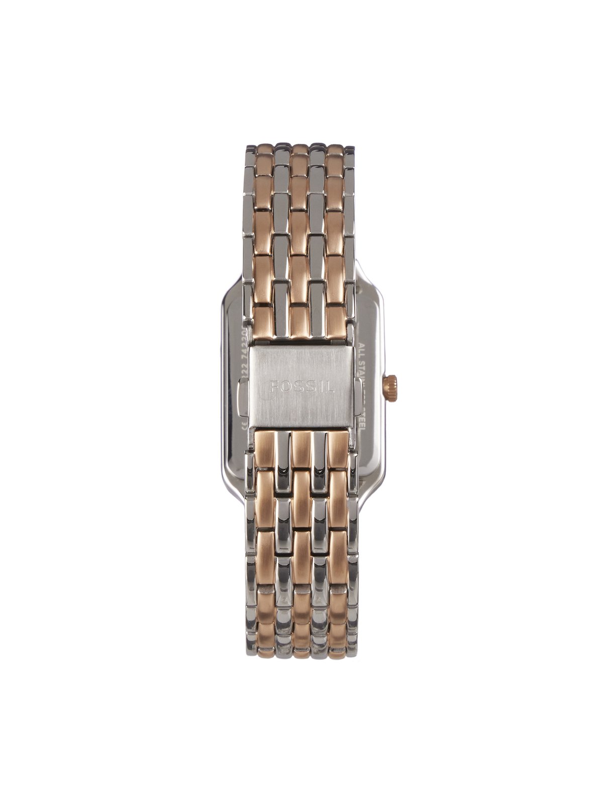 Fossil Women's ES5222 Rose Gold/Silver Raquel Dress Watch