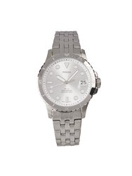 Womens FB-01 ES4744 Silver Stainless-Steel Japanese Quartz Fashion Watch - Silver