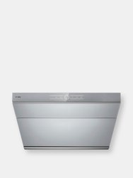 FOTILE JQG7501.G 30" Wall Mount Range Hood with 510 CFM Blower and 3 Fan Speeds - Silver Grey Tempered Glass - Grey