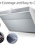 FOTILE JQG7501.G 30" Wall Mount Range Hood with 510 CFM Blower and 3 Fan Speeds - Silver Grey Tempered Glass