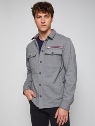 Explorer Shirt Jacket - Grey Heather/ Navy