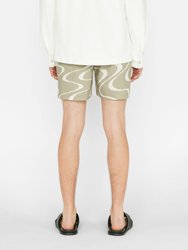 Abstract Wave Graphic Short