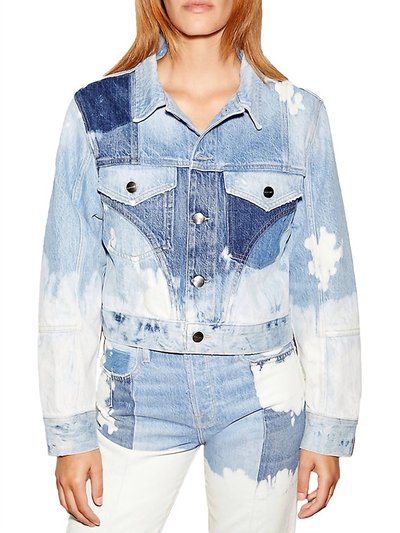 Frame Cropped Patchwork Jacket product