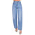 Double High Waist Band Barrel Jeans In Weston - Weston