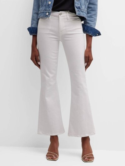 Frame Le Crop Flare Mini Slits Jeans In White product