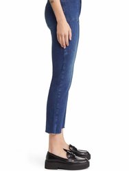 Le High Straight Trapunto Jeans