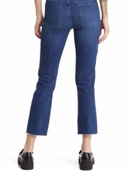 Le High Straight Trapunto Jeans