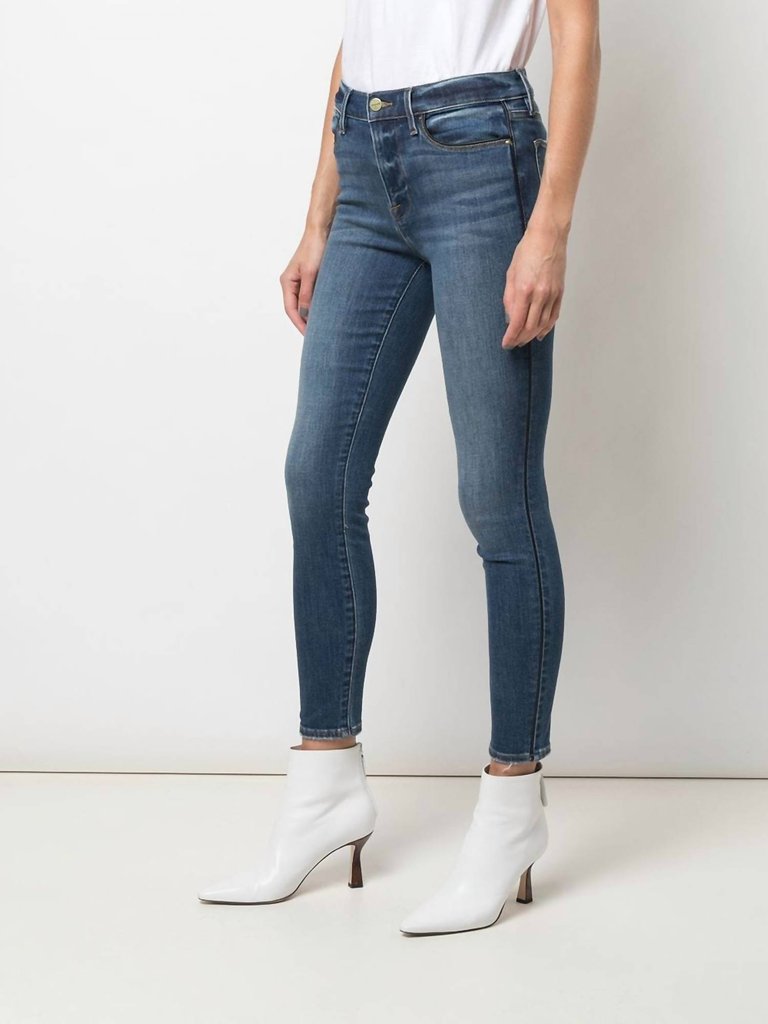 Le High Tux Stripe Jeans - Serrano