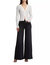 Le Palazzo Wide-Leg Jeans In Black - Black