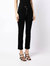 Le Super High Straight Exposed Zip Jean In Film Noir