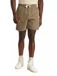 Light Weight Cord Shorts - Dark Beige