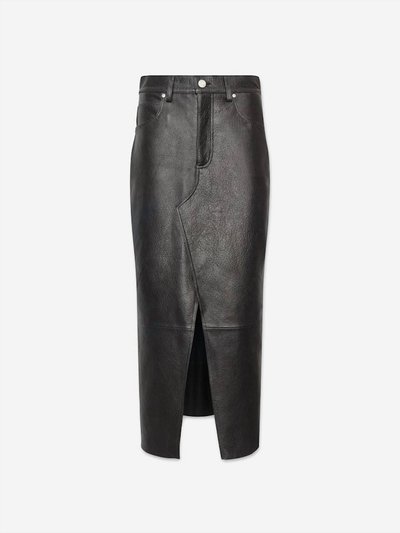 Frame Long Leather Skirt product