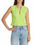 Sleeveless Shirred Top - Bright Lime