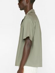 Soft Cotton Camp Collar Shirt