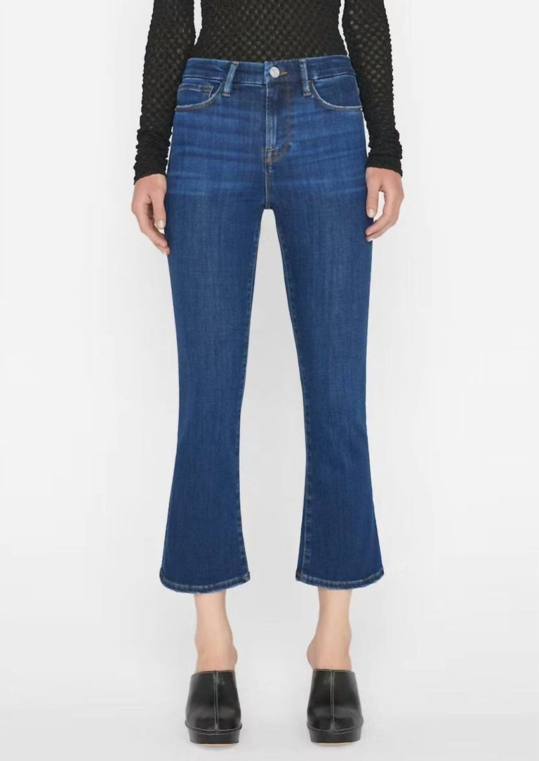 Women's Le Crop Mini Boot Jeans - Majesty Blue