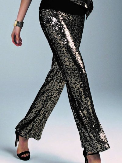 Frank Lyman Sequin Wide Leg Pants product