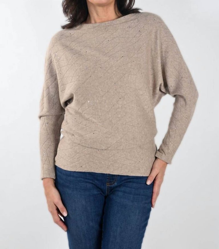 Sparkling Knit Sweater - Oatmeal