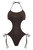 Bikinis Celeste Leather Look Monokini One Piece Swim In Cocoa