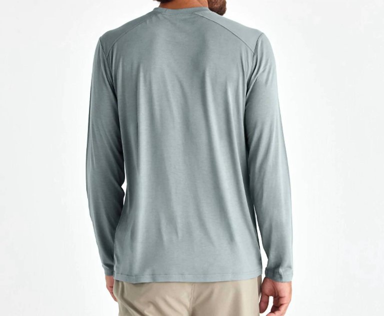 Bamboo Lightweight Long Sleeve In Slate