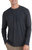 Bamboo Shade Long Sleeve Top In Heather Black - Heather Black