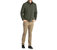 Gridback Fleece Snap Pullover Sweatshirt In Dark Olive - Dark Olive