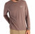 Men's Daybreak Long Sleeve Top In Heather Mustang - Heather Mustang