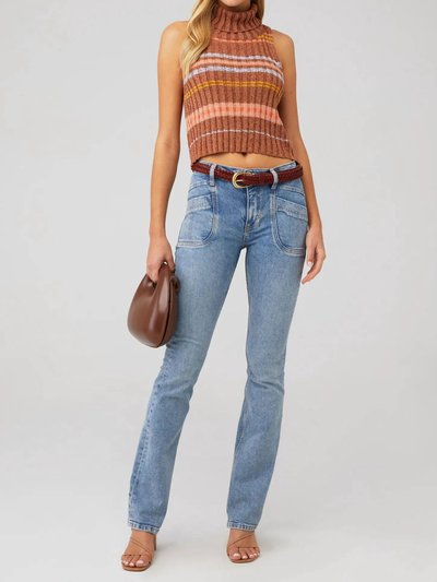 Free People Aiden Low Rise Slim Boot Cut Jean In Too Cool product