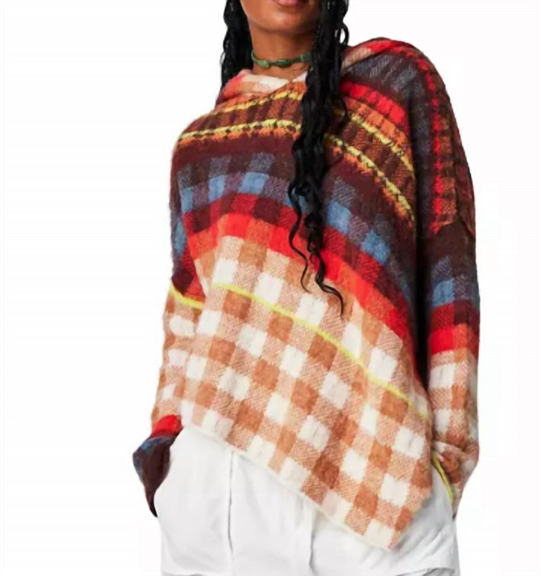 Ainsley Poncho - Apple Cider Combo