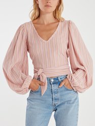 Autumn Nights Back Wrap Top