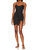 Be My Mini Slip Dress In Black - Black