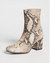 Cecile Ankle Bootie - Beige Snake